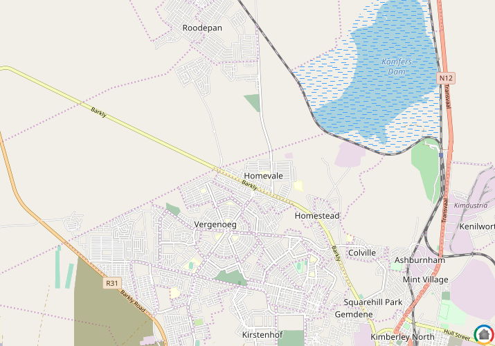 Map location of Homelite